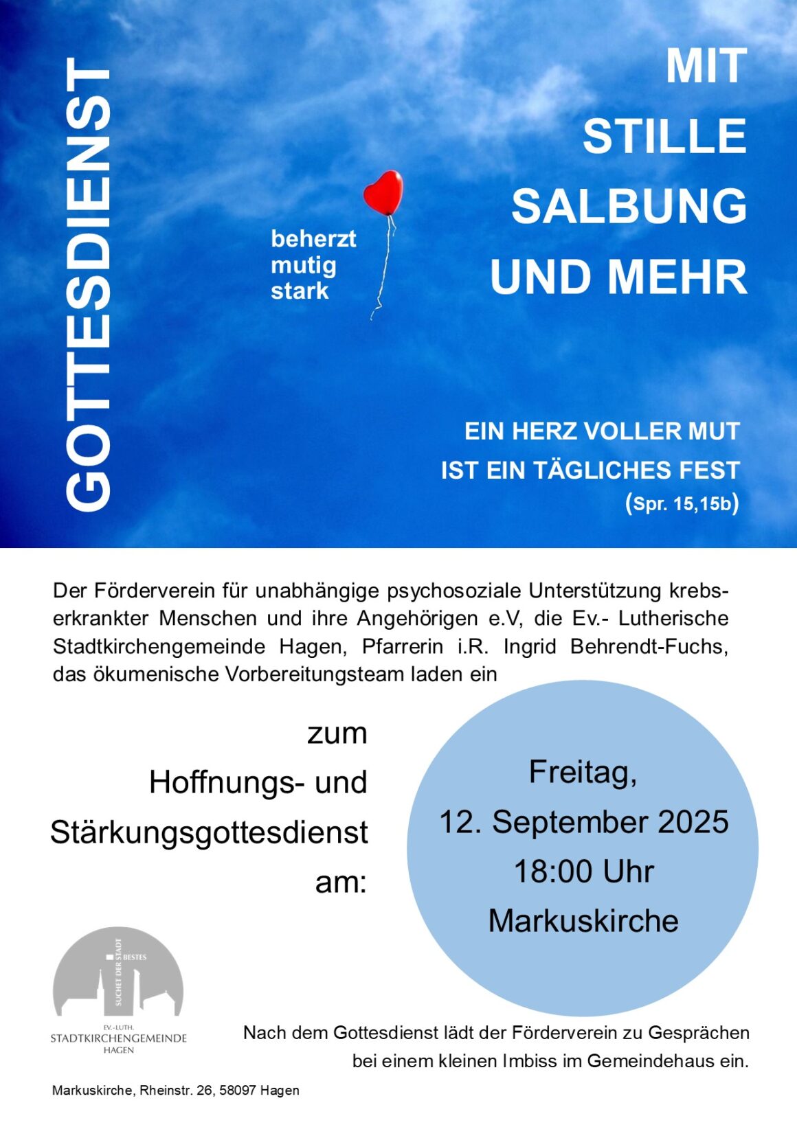 SALBUNGSGOTTESDIENST 2025