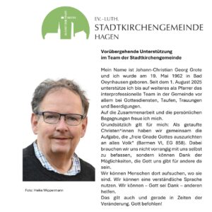 Neue Begegnungen….ein neues Gesicht….