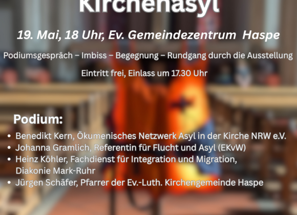 Ausstellung „Zuflucht bieten & gemeinsam hoffen“ zum Kirchenasyl‘