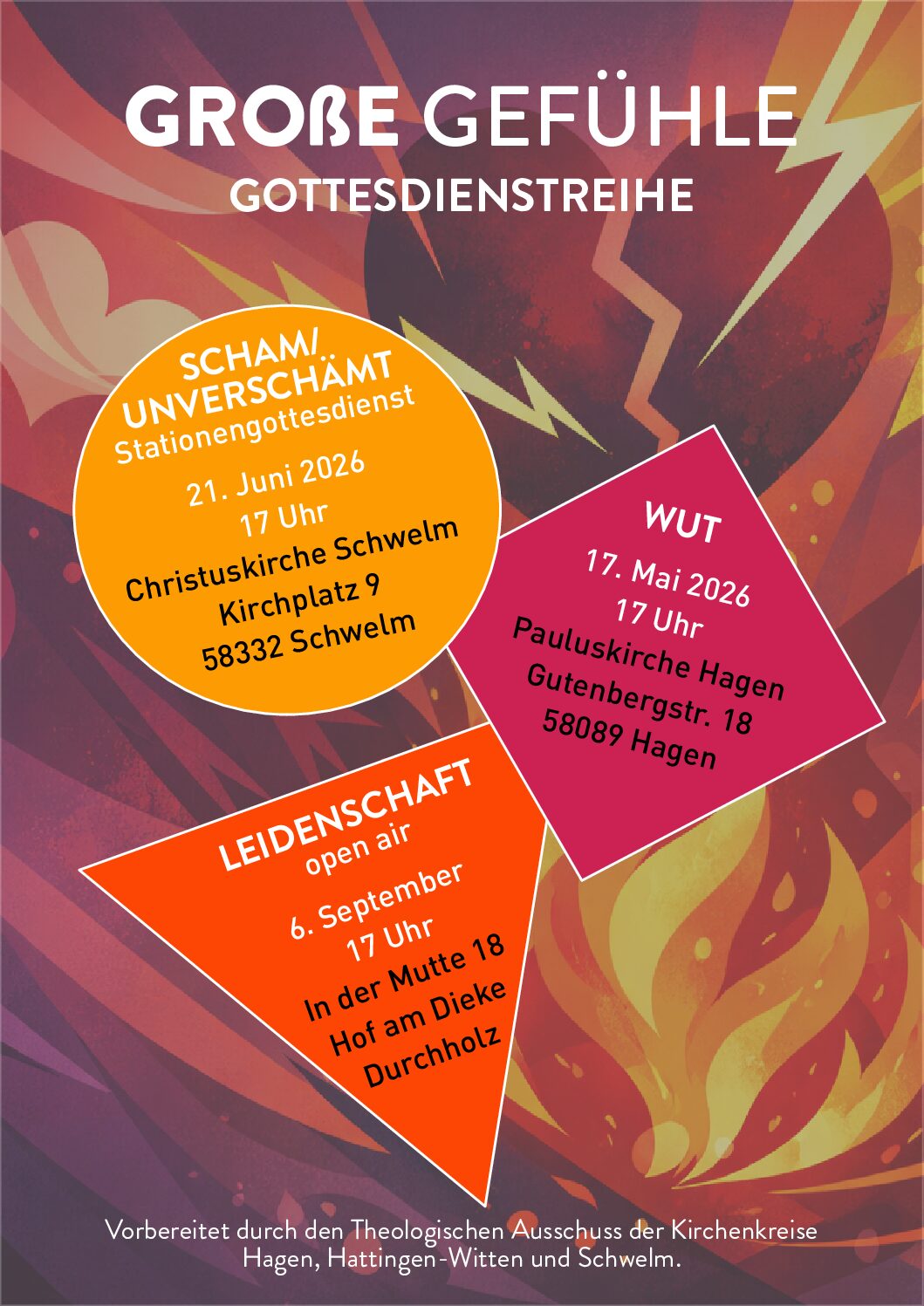 Gottesdienstreihe zum Thema ‚Große Gefühle‘