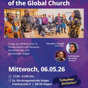 Workshop – Praising God with Songs of the Global Church