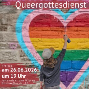 QueerGottesdienst | Freitag, 26.06. | 19 Uhr