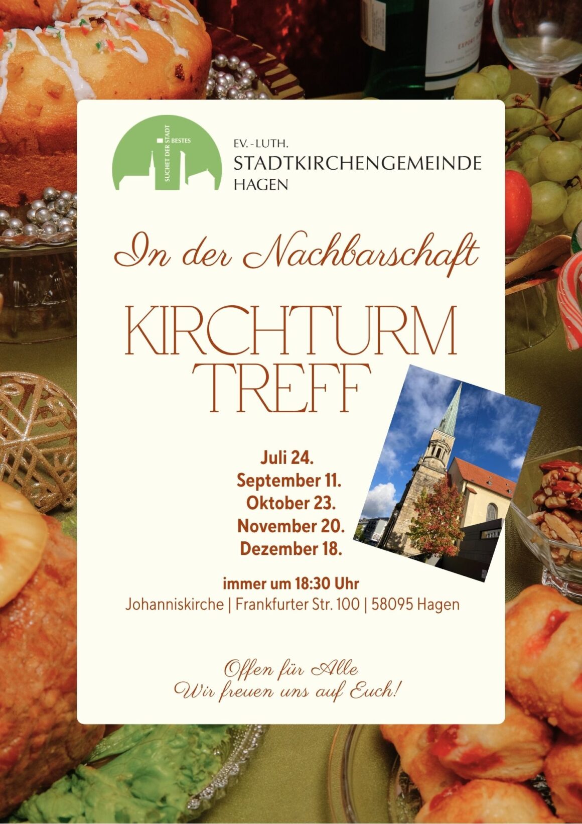 KirchTurmTreff – Termine 2. Halbjahr