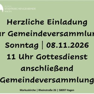 Gemeindeversammlung